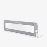 KikkaBoo® Bed rail I am Safe 150cm Grey