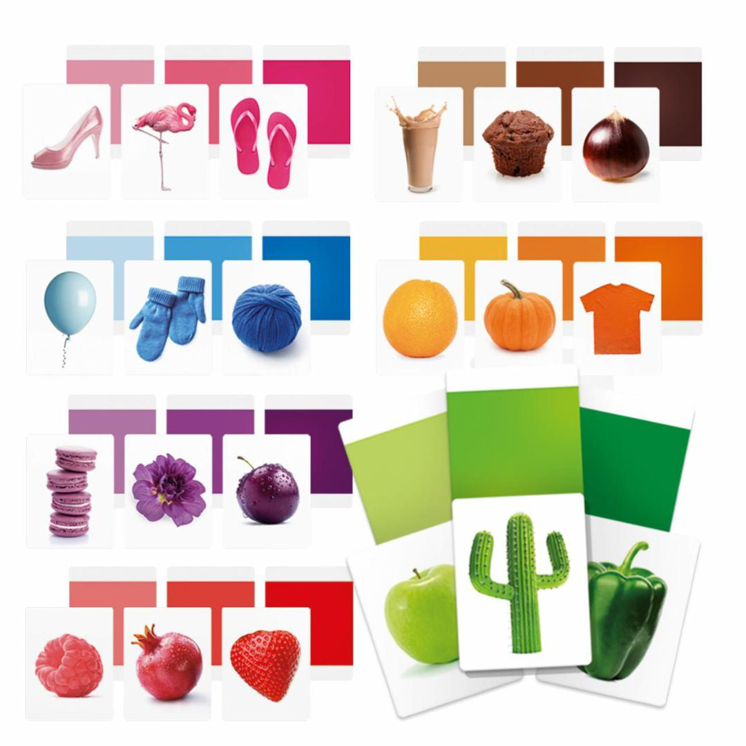 Headu® Montessori kartice Barve Headu