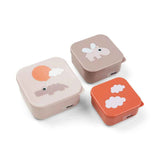 Done by Deer® Snack box set Happy clouds Green