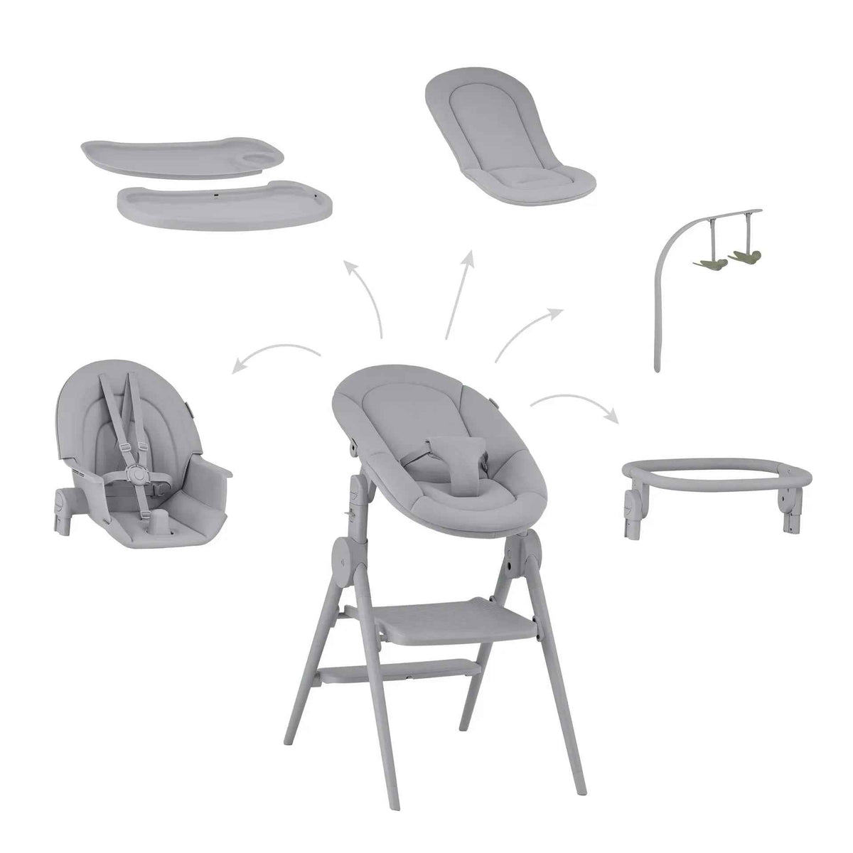 Anex® Stolček za hranjenje 3v1 Ozy Shade