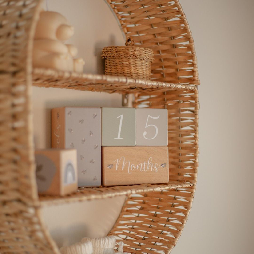 Label Label® Lesene kocke Milestone Olive Green Label Label