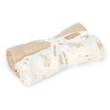 Little Dutch® Sada 2 tetra plenek Baby Bunny 70x70