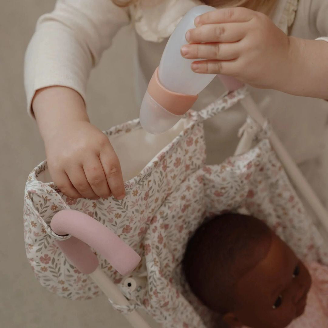 Little Dutch® Kovinski voziček za Punčko Soft Flowers Little Dutch