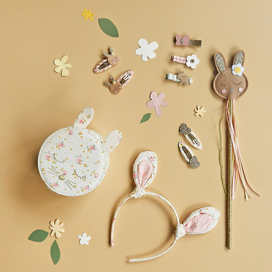 Rockahula® Sponke za lase Tiny Blossom Glitter Heart Rockahula