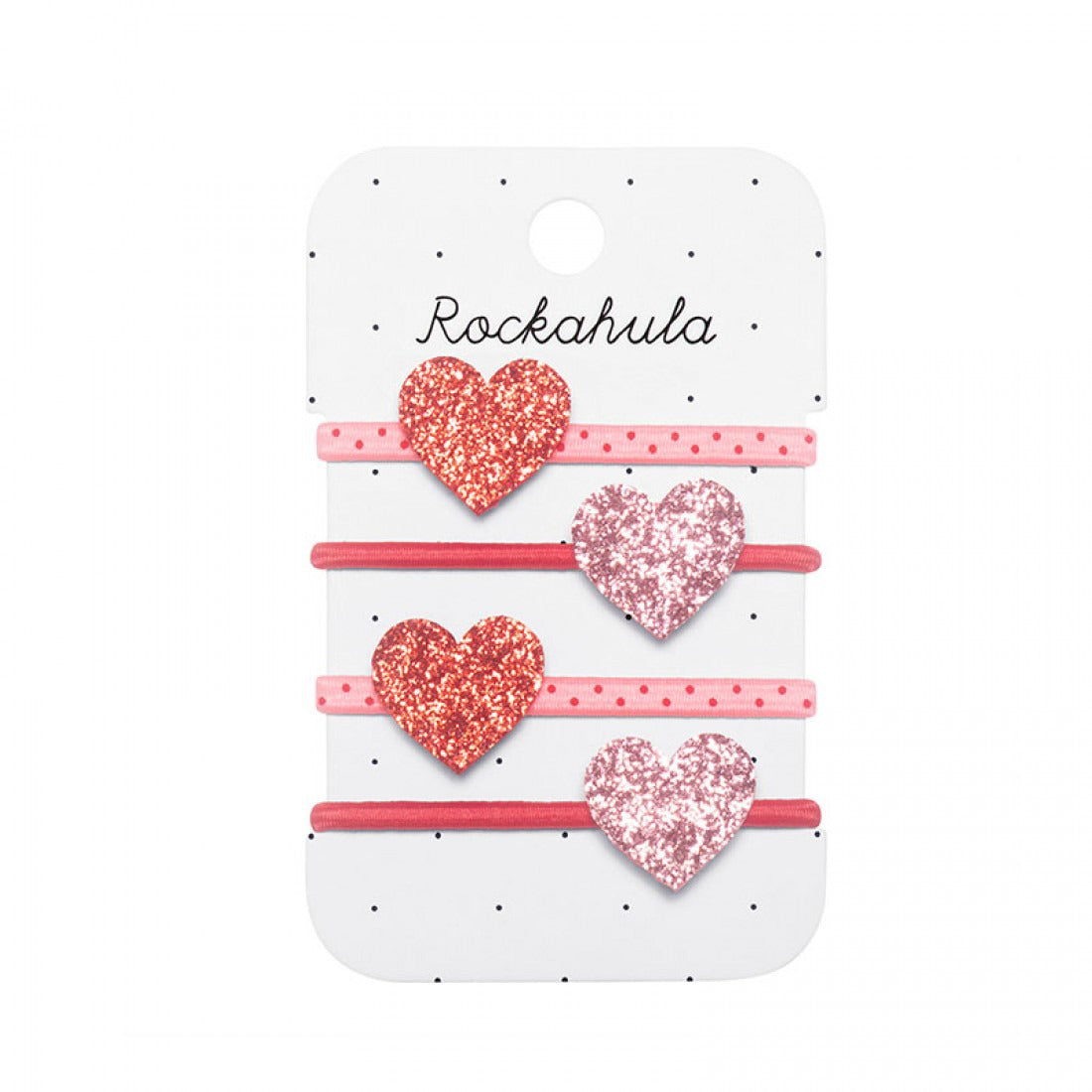 Rockahula® Elastike za lase Love Heart Glitter Rockahula