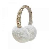 Rockahula® Klapky na uši s nastavitelným páskem Shimmer Sequin Ivory