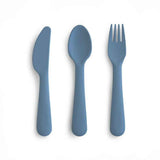 Mushie® Dětský příbor 3dílný Twilight Blue