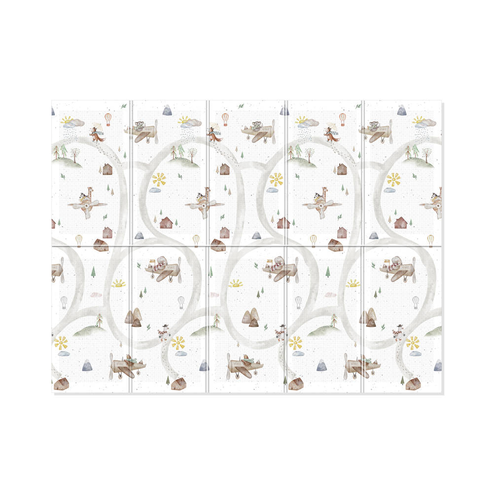 Evibell® Foldable Play Mat 150x190 Terrazzo/Wanderlust – slika 3