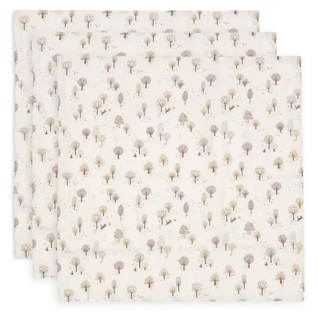Jollein® Komplet 3 tetra pleničk 70x70 cm Tiny Park Jollein