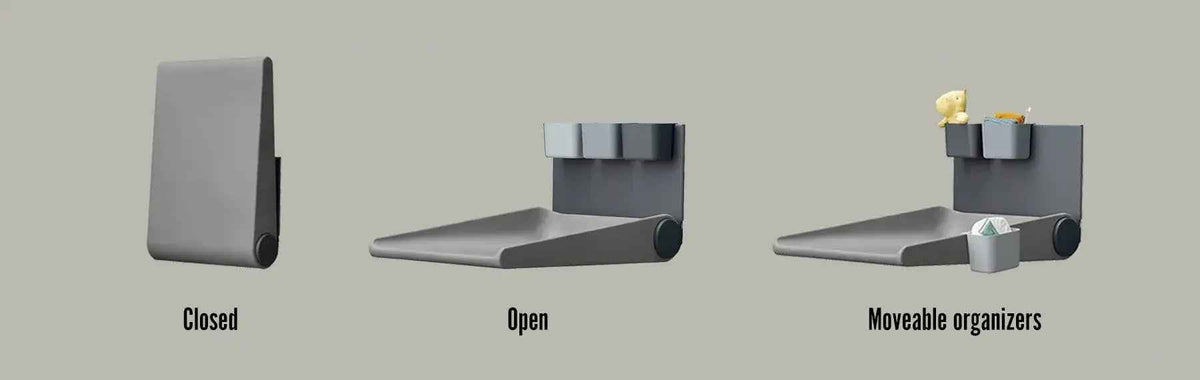 Leander® Stenska previjalna postaja Wally ™ Dusty Grey Leander