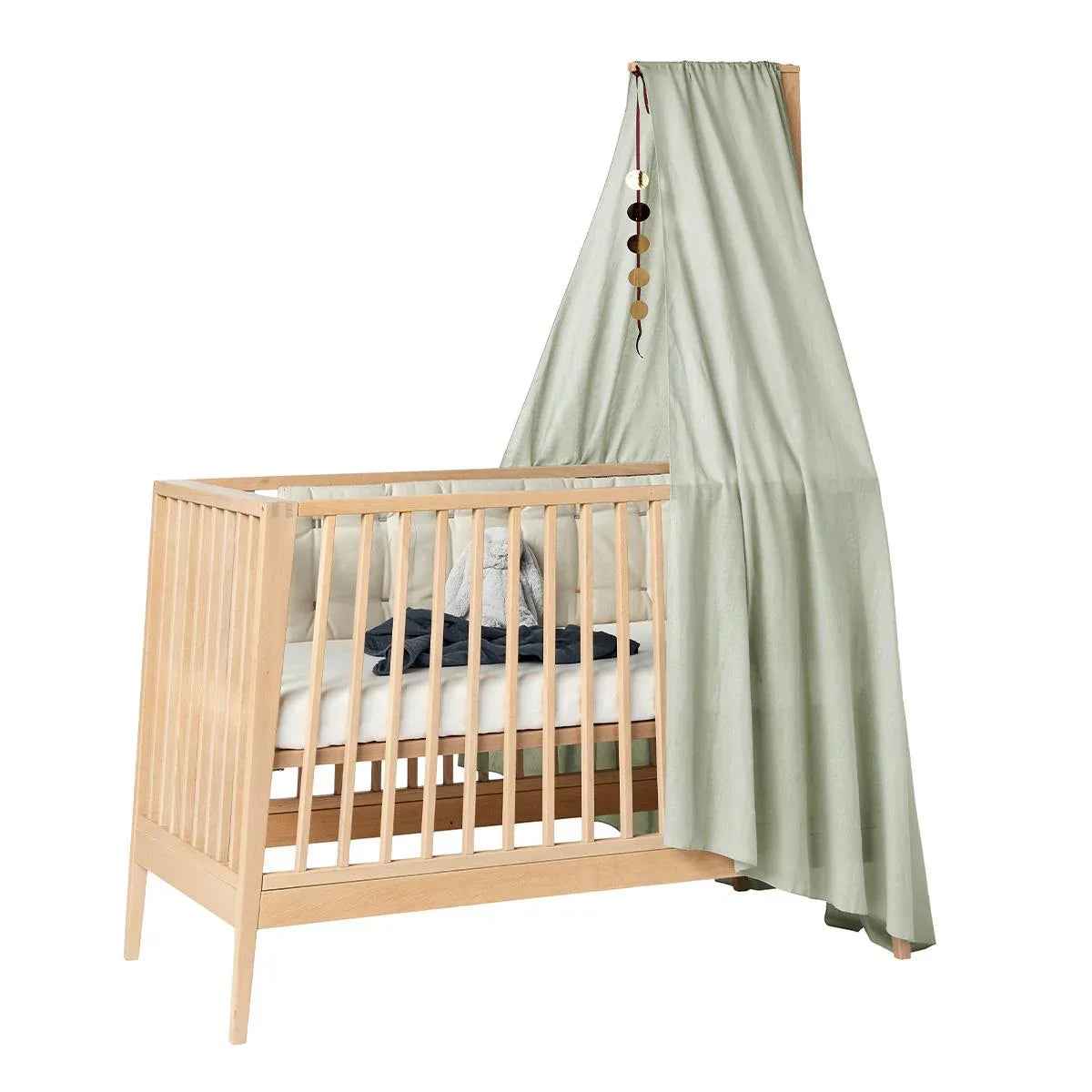 Leander® Baldahin za otroško posteljico Linea™ Sage Green Leander