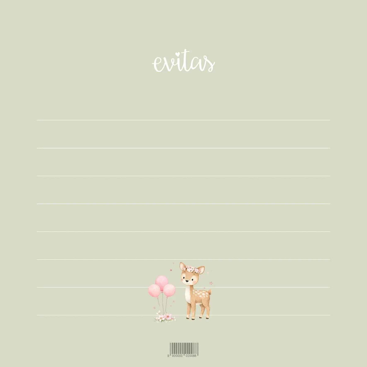 Evitas™ Voščilnica s kuverto za rojstni dan SLO Evitas