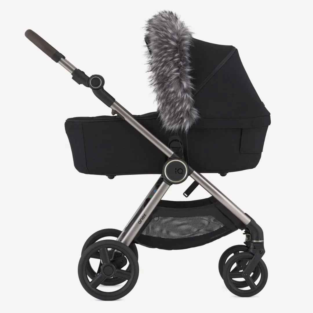 Anex® Dodatek za voziček umetno krzno Fur Black Anex