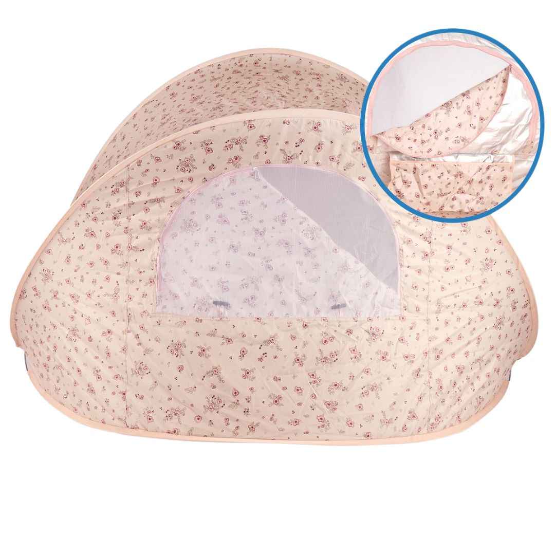 Bieco® Šotor za na plažo z UV 40+ zaščito Dreamy Flowers Bieco