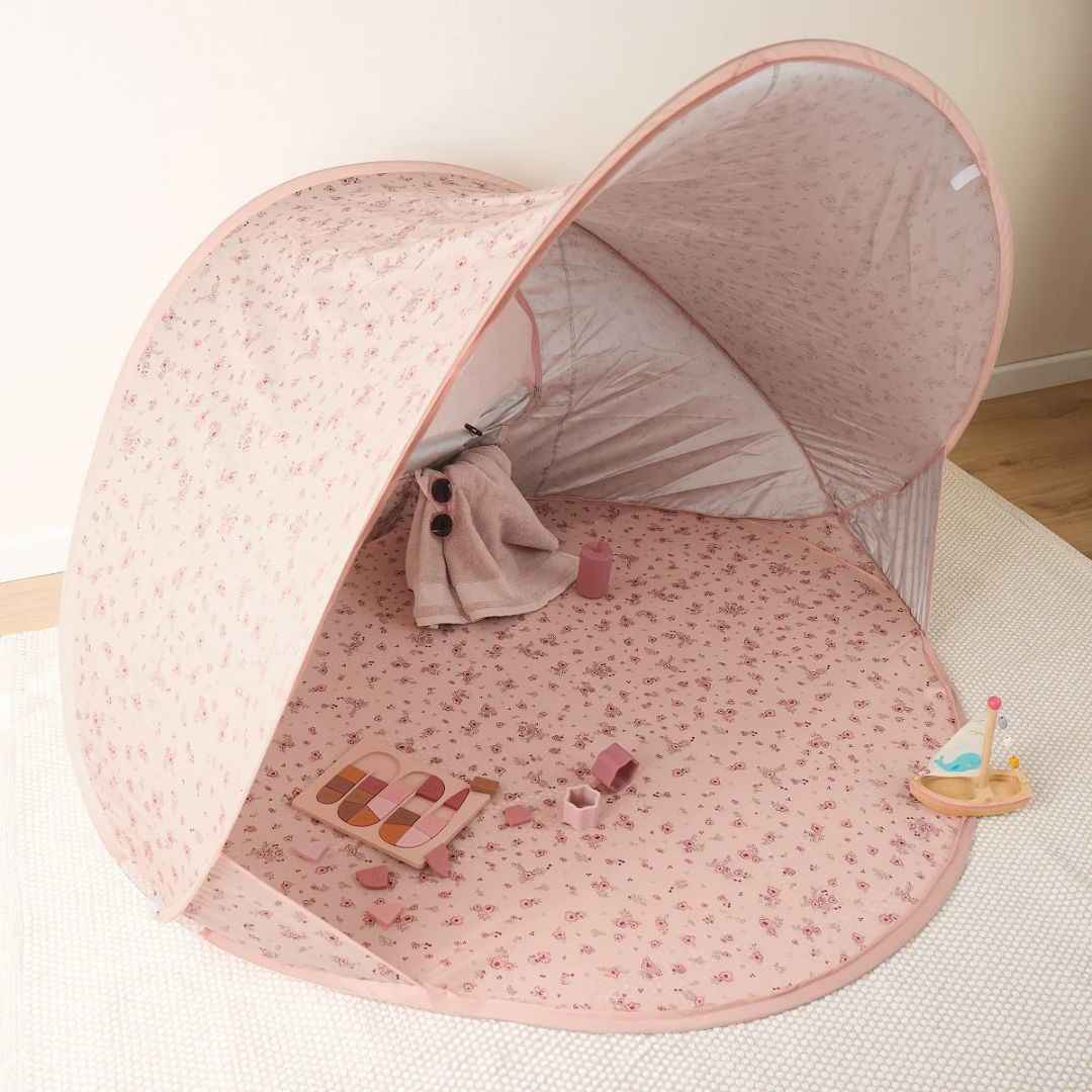 Bieco® Šotor za na plažo z UV 40+ zaščito Dreamy Flowers Bieco