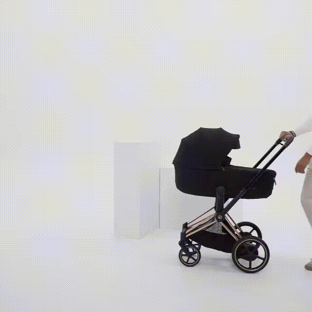 Cybex Platinum® Otroški voziček s zložljivo košaro 2v1 e-Priam™ Comfort Coconut Brown | Matt Black Cybex Platinum