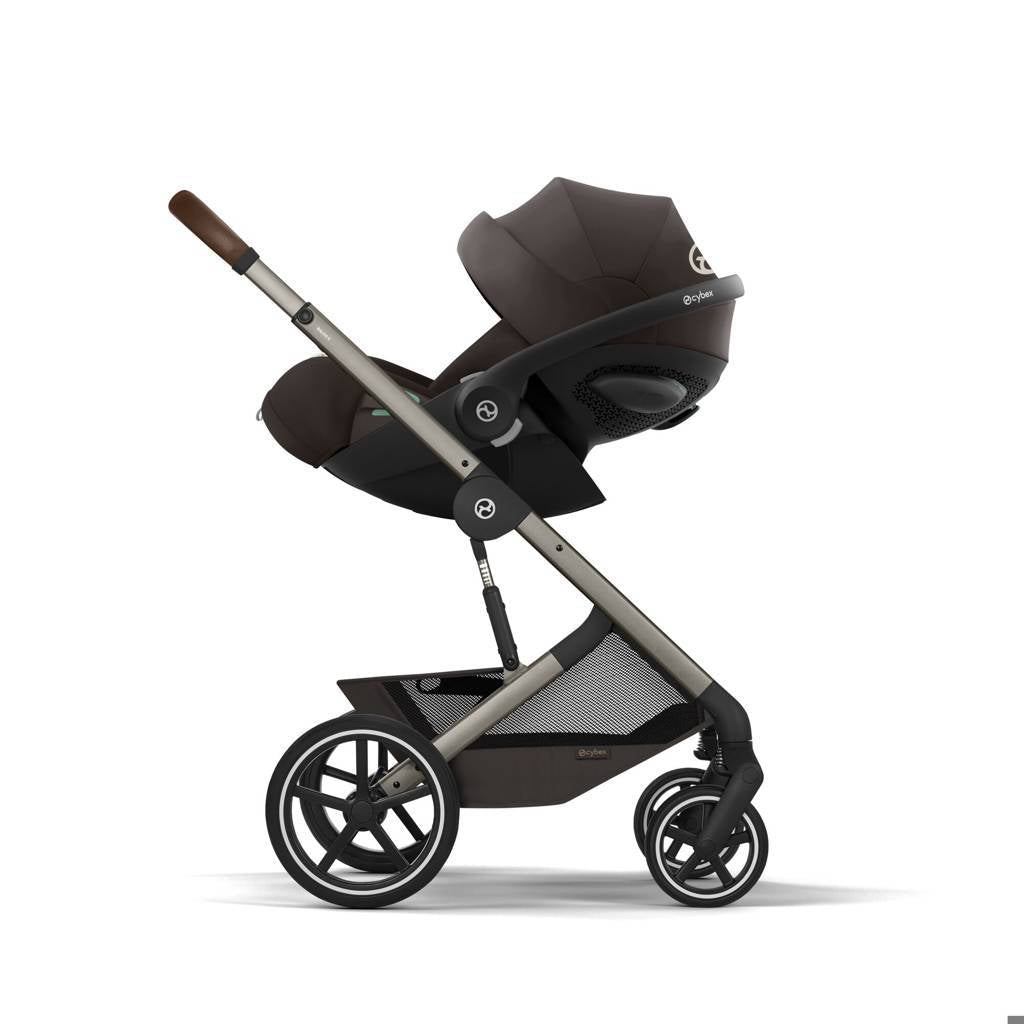 Cybex® Balios S Lux Stroller with Fold Cot 2-in-1 Chocolate Brown (Taupe Frame) – slika 28