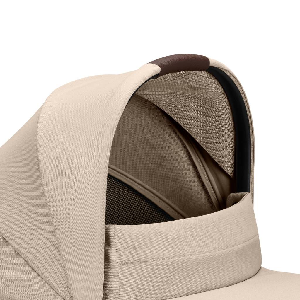 Cybex® Balios™ S Lux 2-in-1 Stroller with Cot S Lux Almond Beige (Taupe Frame) – slika 9