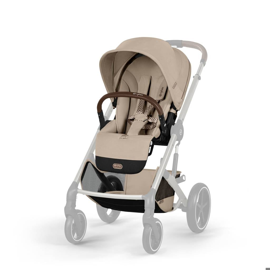 Cybex® Balios™ S Lux 2-in-1 Stroller with Cot S Lux Almond Beige (Taupe Frame) – slika 40