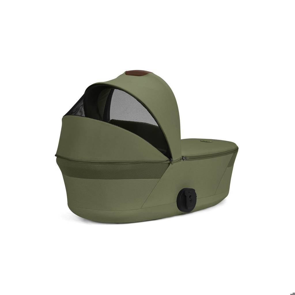 Cybex® Balios S Lux Stroller with Fold Cot 2-in-1 Moss Green (Taupe Frame) – slika 14