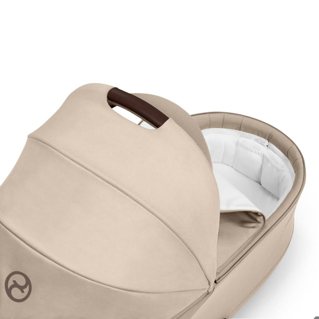 Cybex® Balios™ S Lux 2-in-1 Stroller with Cot S Lux Almond Beige (Taupe Frame) – slika 17