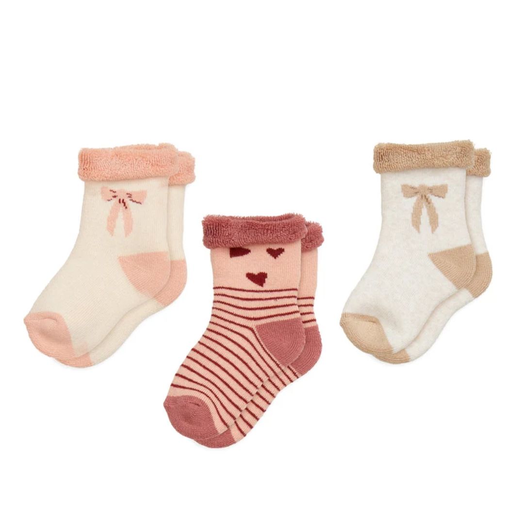 Cam Cam Copenhagen® Terry Socks Safi 3 Pack Bows