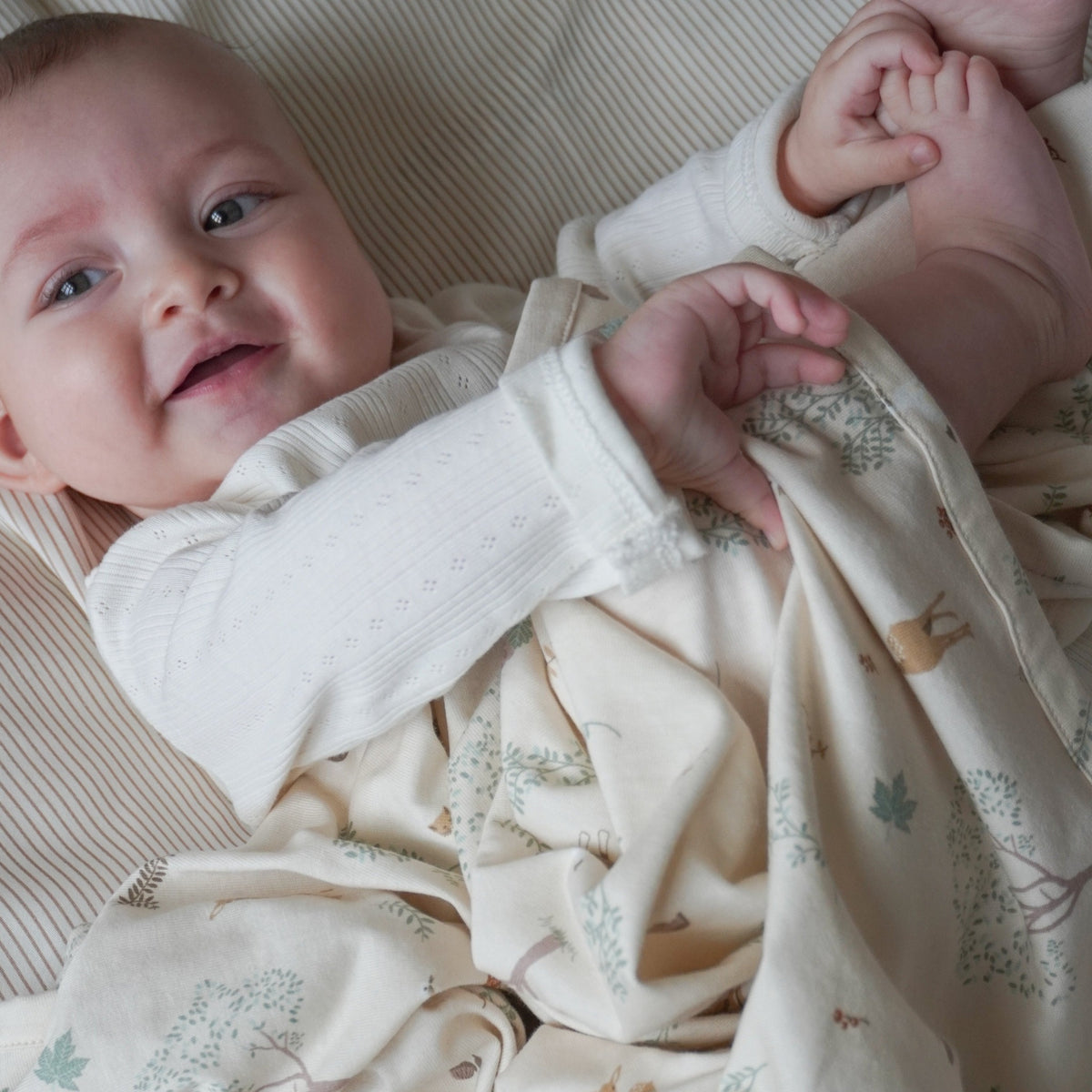 Cam Cam Copenhagen® Jersey Swaddle GOTS Woodland – slika 3