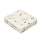 Cam Cam Copenhagen® Muslin Cloth Printed 2-pack GOTS Woodland