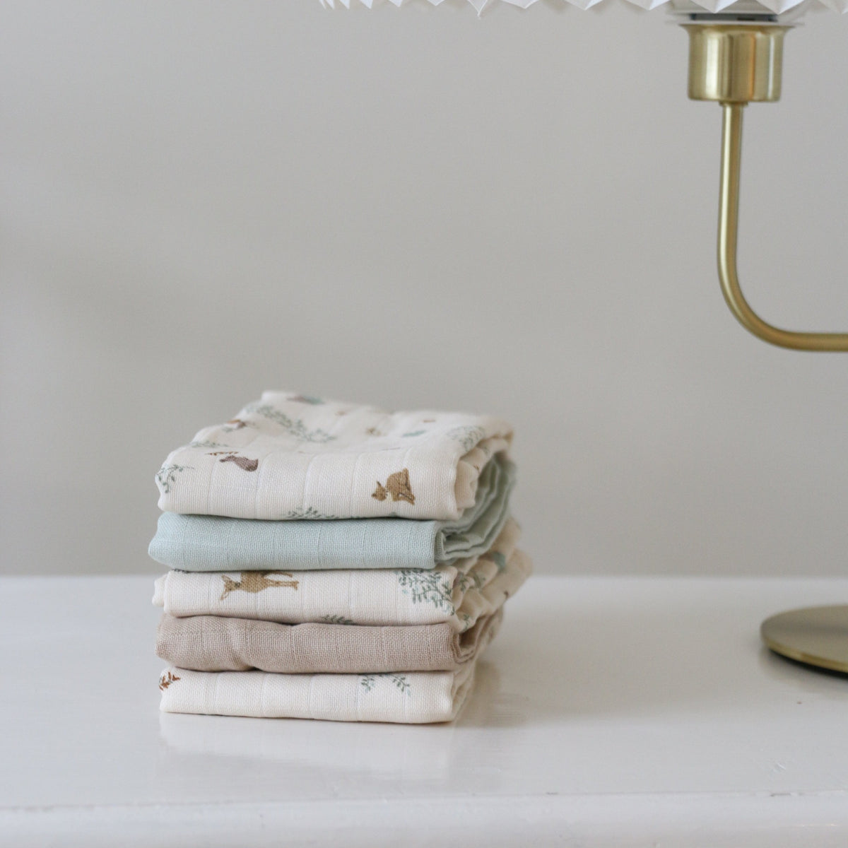Cam Cam Copenhagen® Muslin Cloth Printed 2-pack GOTS Woodland – slika 2