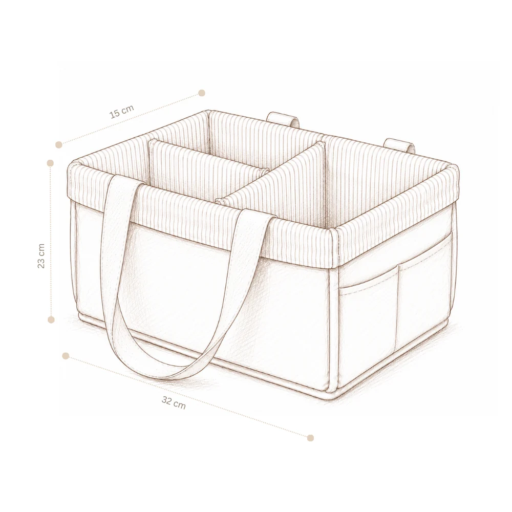 Cam Cam Copenhagen® Diaper Caddy OCS Caprice – slika 2