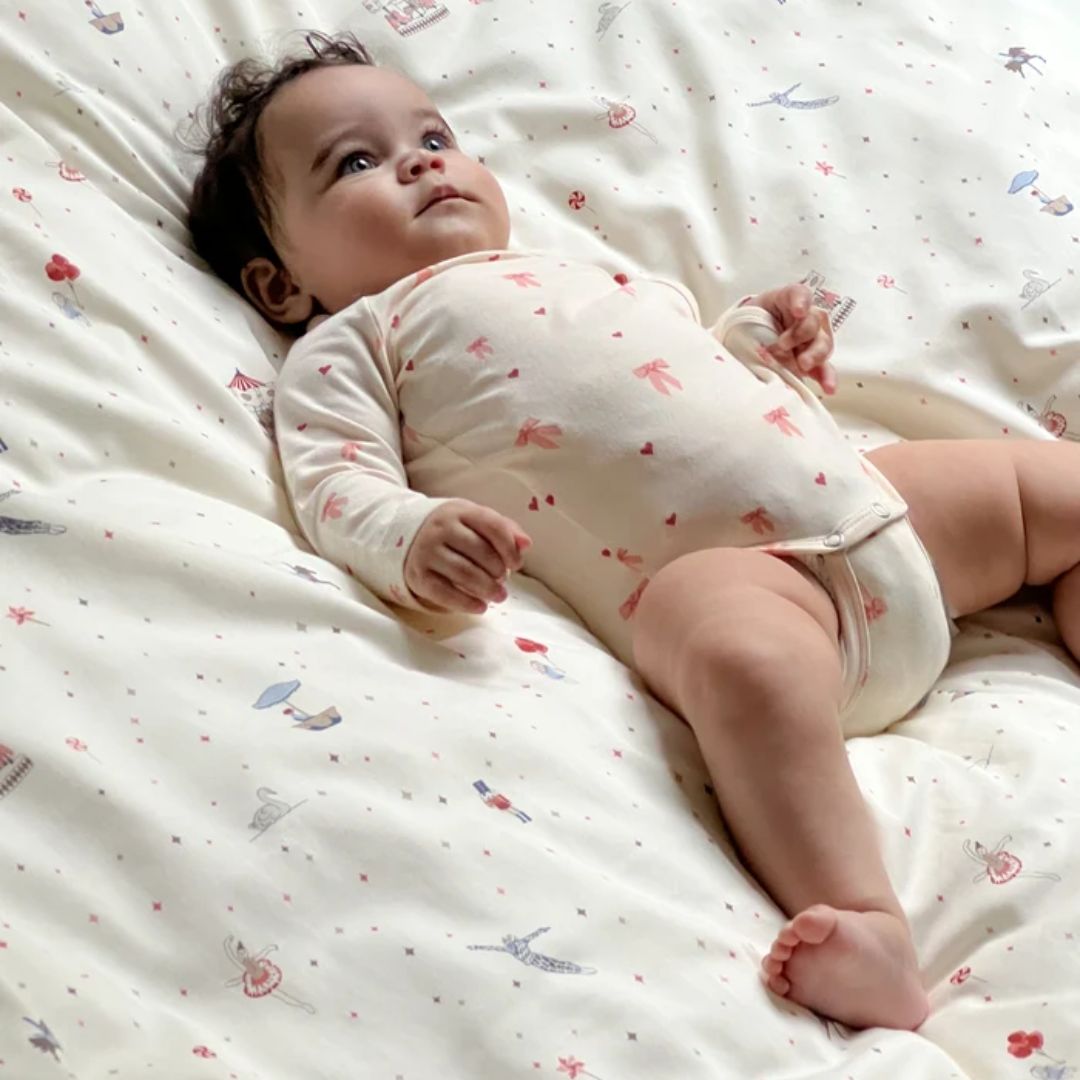 Cam Cam Copenhagen® Wrap-around Body Milla GOTS Bows – slika 3