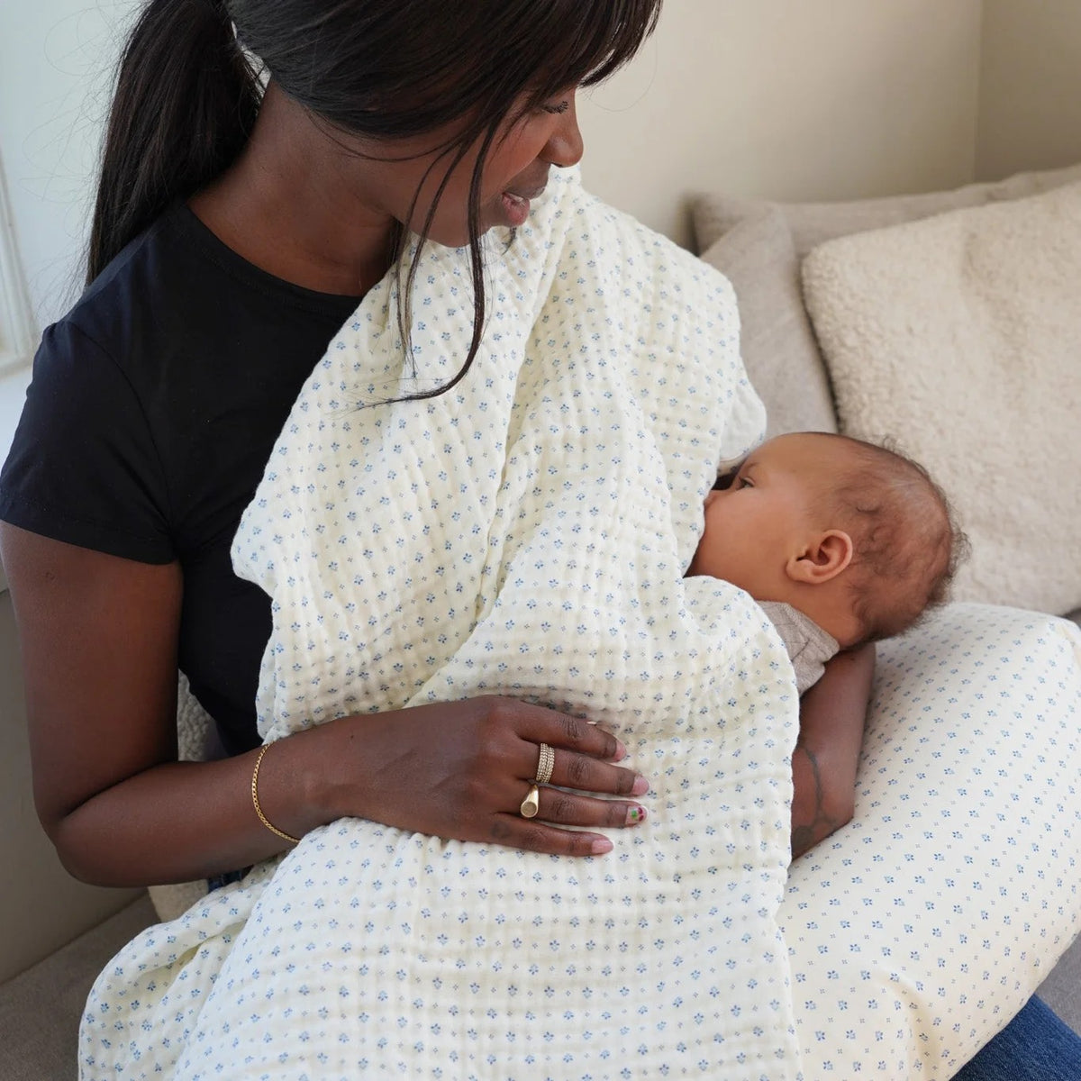 Cam Cam Copenhagen® Muslin Baby Blanket GOTS Caprice – slika 6