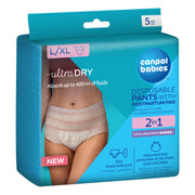Canpol babies® 2in1 ultra absorbent postpartum pants with pad L/XL 5 pcs