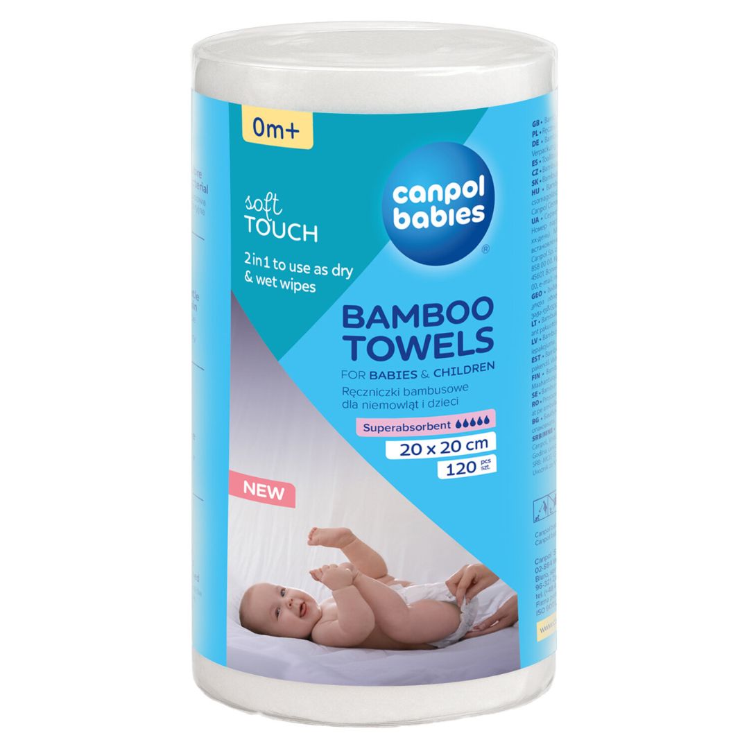 Canpol babies® Bamboo Towels for Babies and Children 120 pcs.