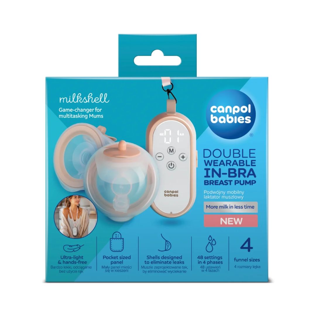 Canpol babies® Double electric breast pump MilkShell