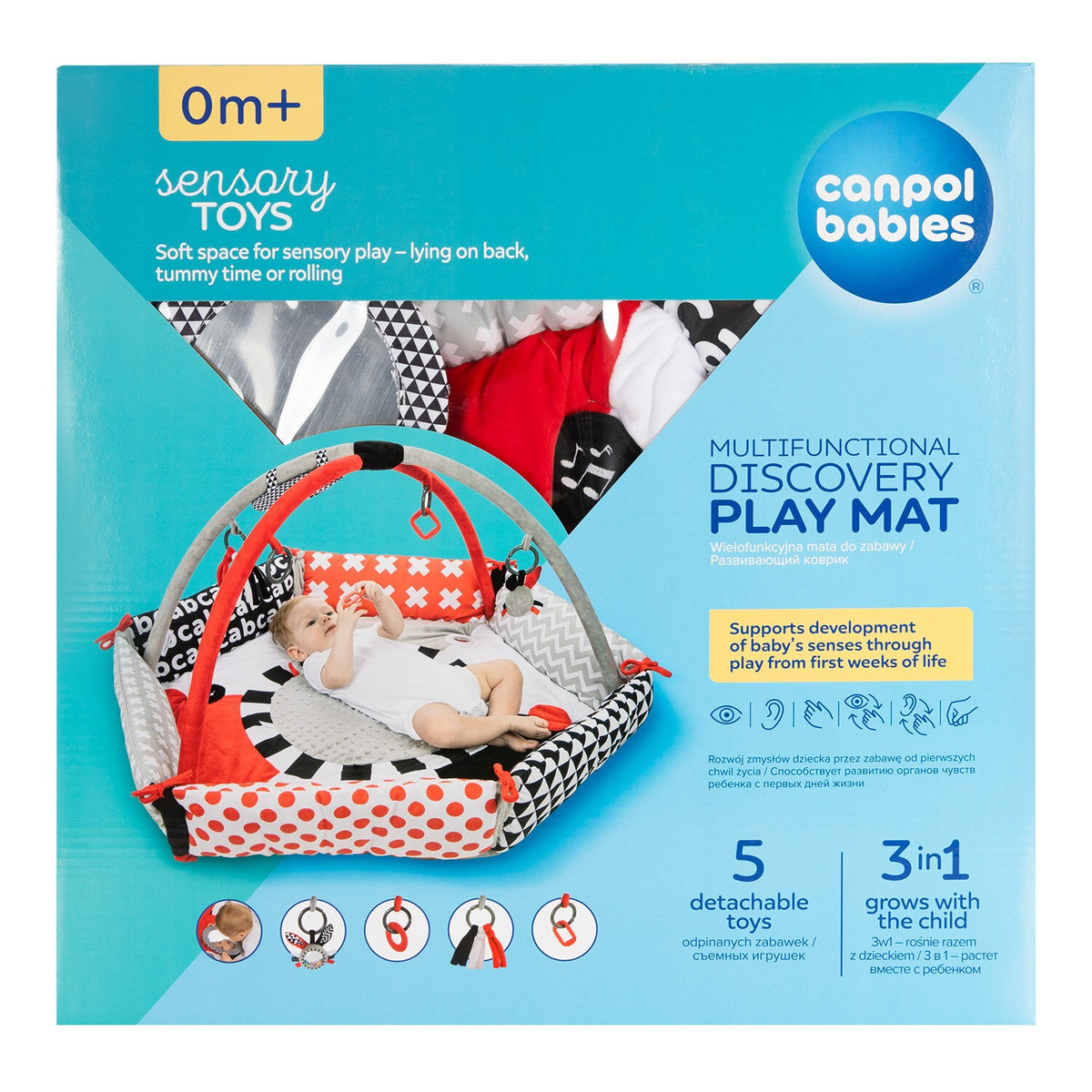 Canpol babies® Play mat Sensory Toys – slika 14