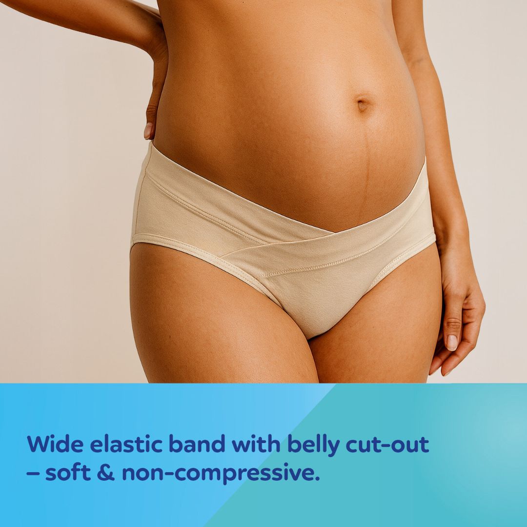 Canpol babies® Maternity Panties Mum Fit with Low Waist 2 pcs – slika 6