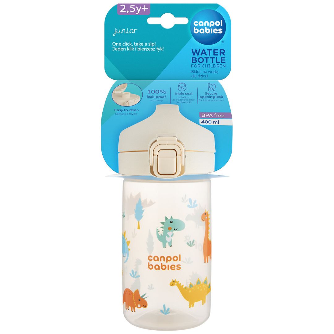 Canpol babies® Water bottle JUNIOR Beige – slika 5