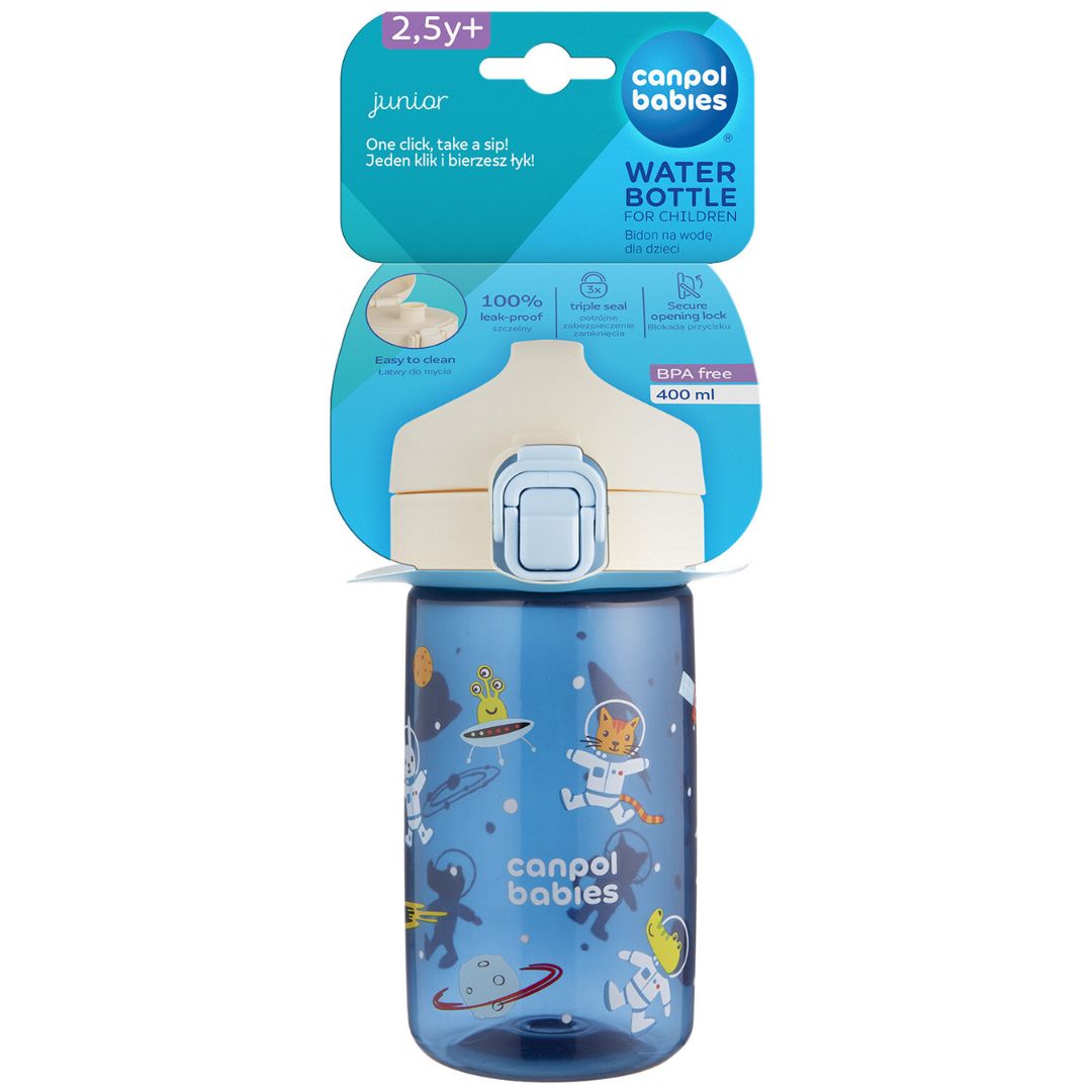 Canpol babies® Water bottle JUNIOR Blue – slika 5