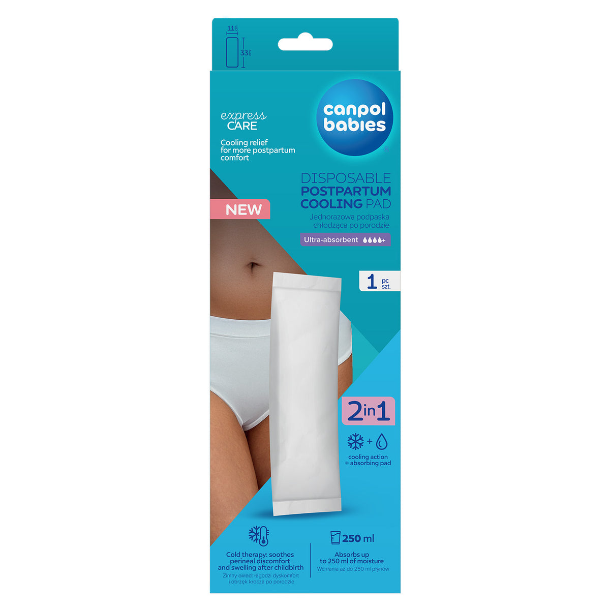 Canpol babies® Postpartum pad with cooling function 1 pc – slika 2