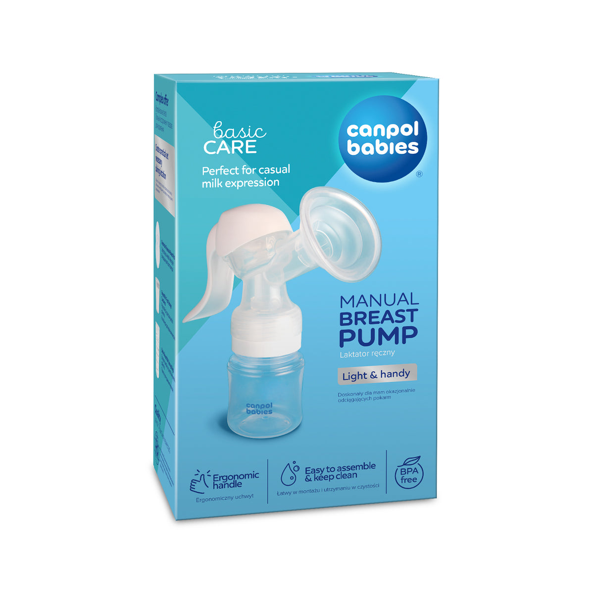 Canpol babies® Manual breast pump Basic Light