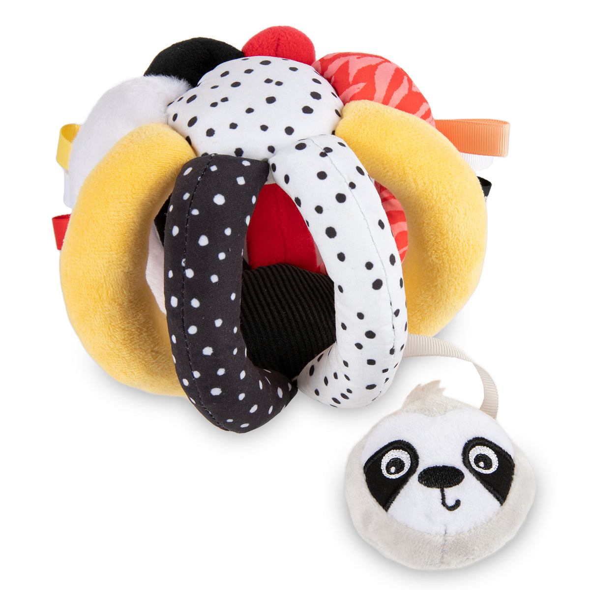 Canpol babies® Sensory soft ball with rattle and squeaker BabiesBoo – slika 7