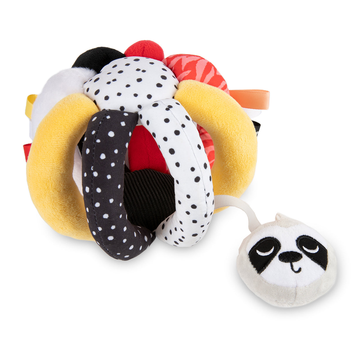 Canpol babies® Sensory soft ball with rattle and squeaker BabiesBoo – slika 8