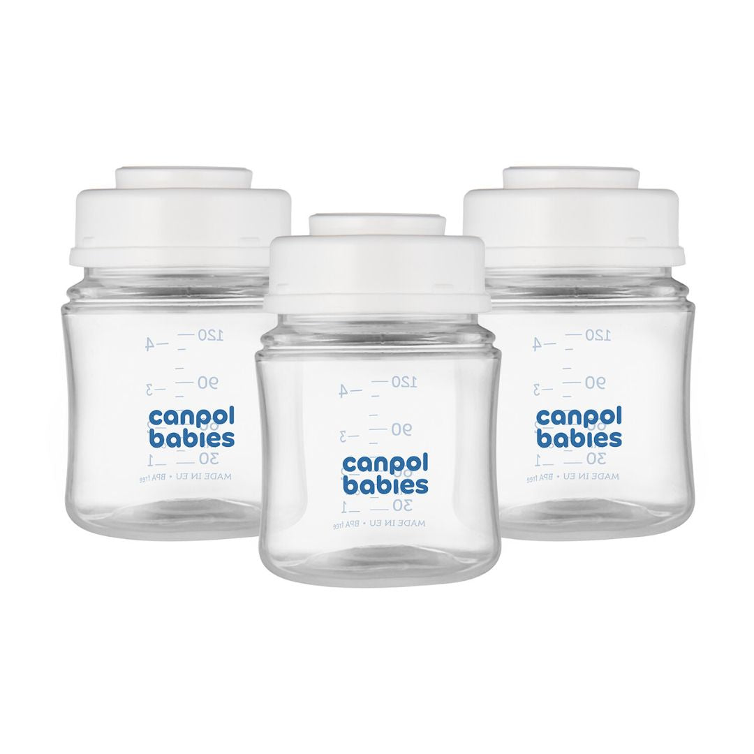 Canpol babies® Set of bottles for storing breast milk 3x120ml – slika 2