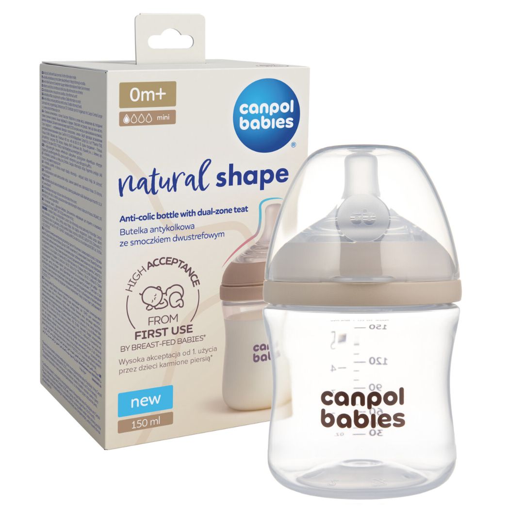 Canpol babies® Twin Pack Natural Shape Bottle 150 ml – slika 5
