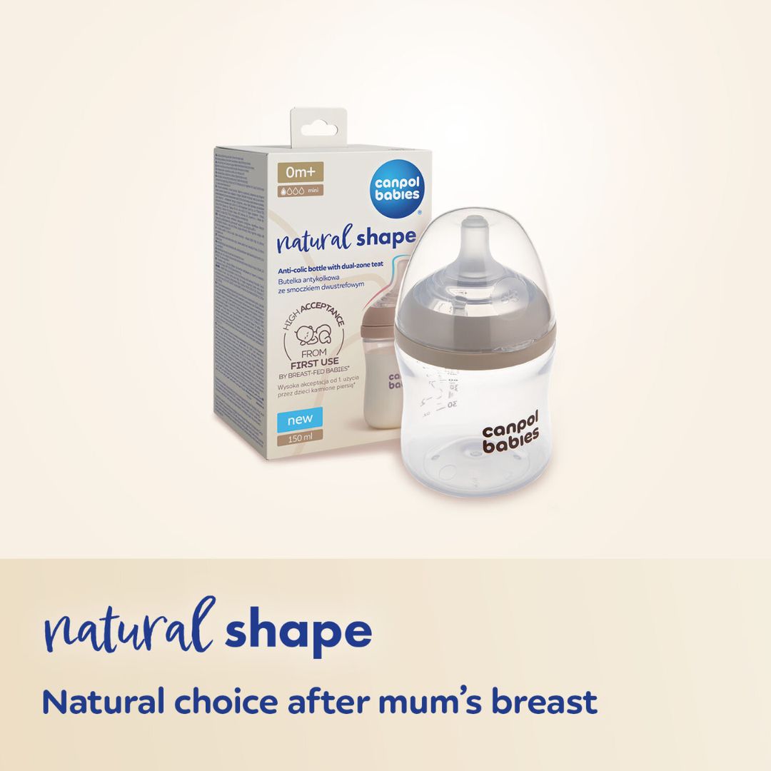 Canpol babies® Twin Pack Natural Shape Bottle 150 ml – slika 6
