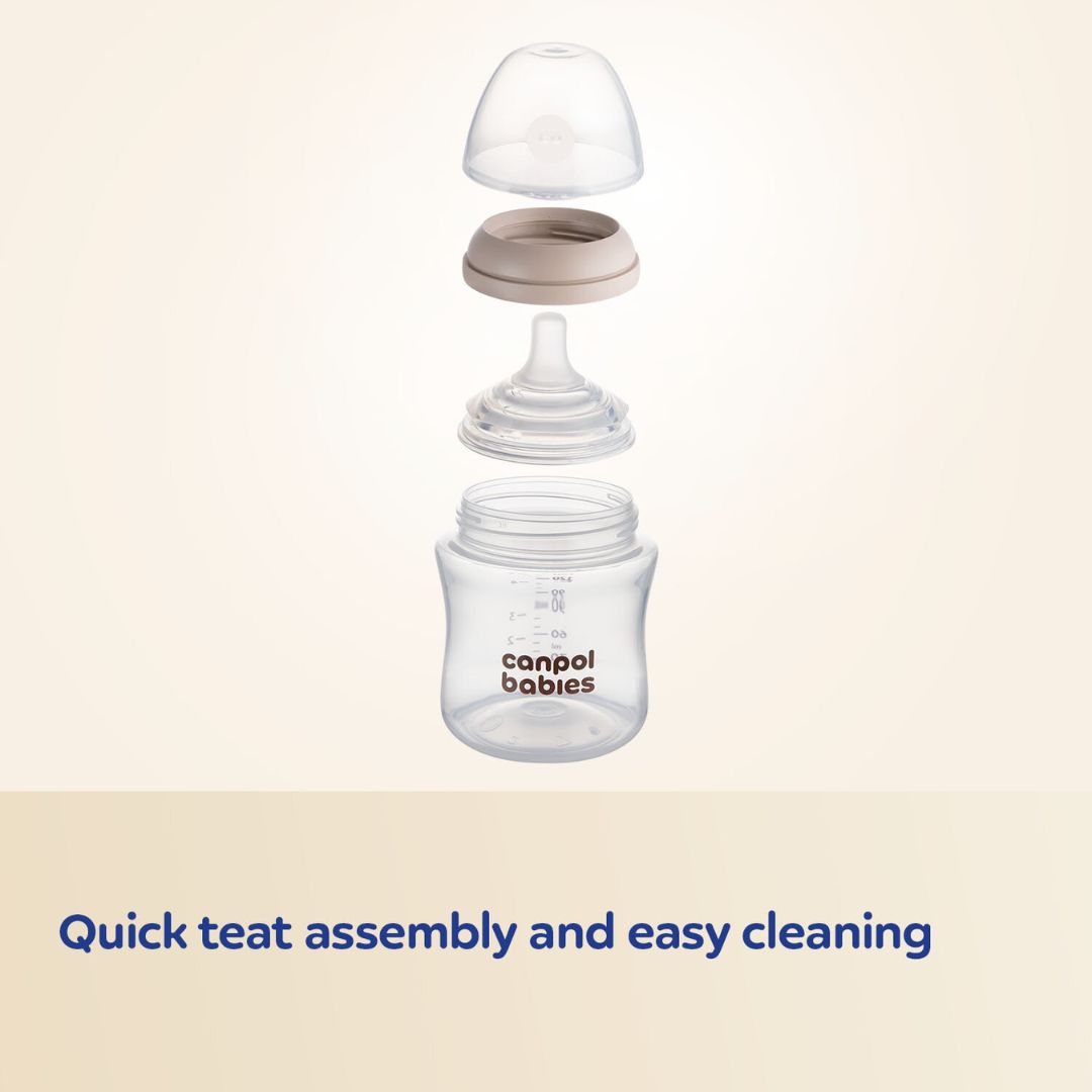 Canpol babies® Twin Pack Natural Shape Bottle 260 ml – slika 13