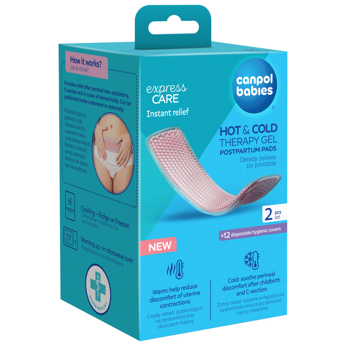 Canpol babies® Warm-cold therapeutic gel postpartum compresses 2 pcs