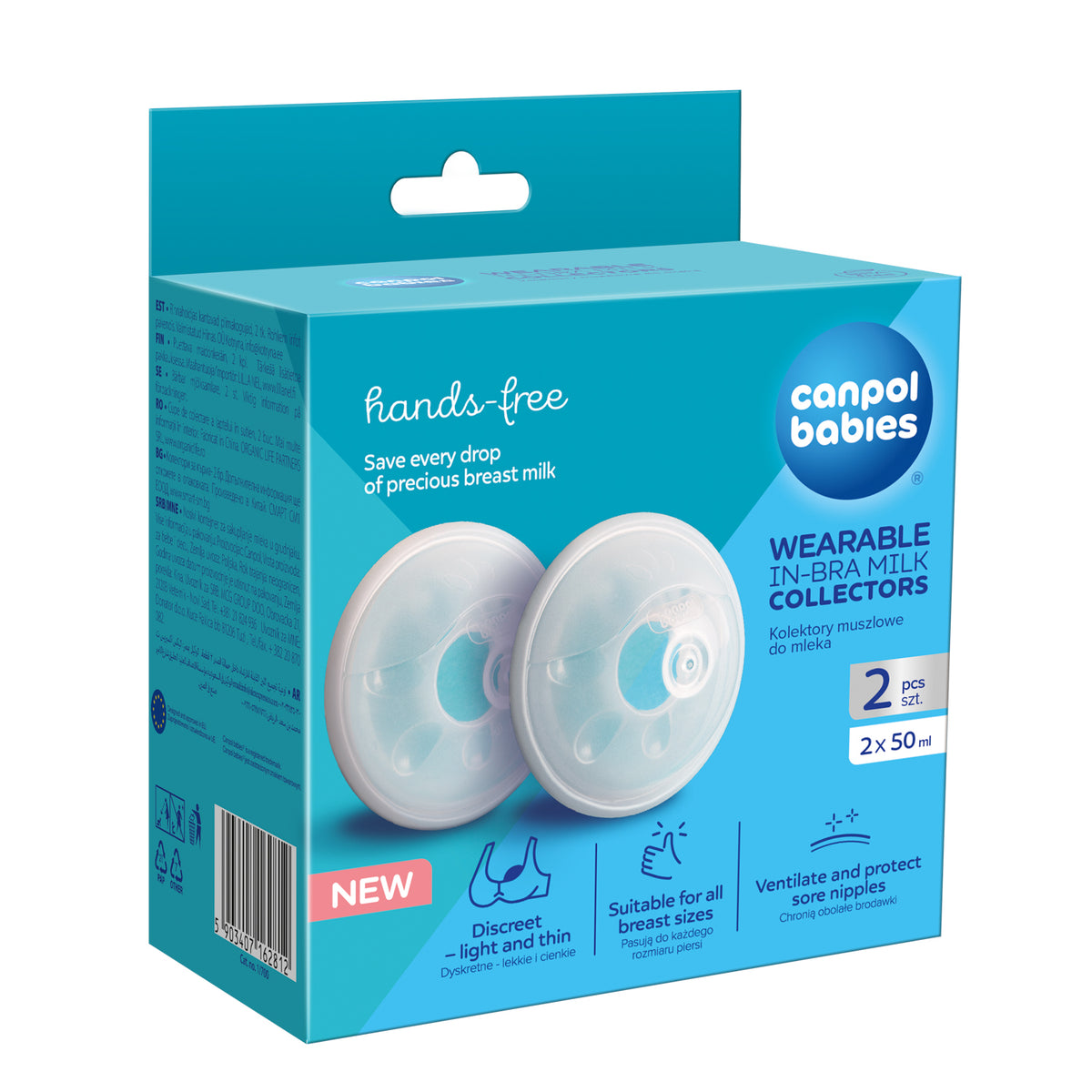 Canpol babies® Breast milk collector 2 pcs – slika 2