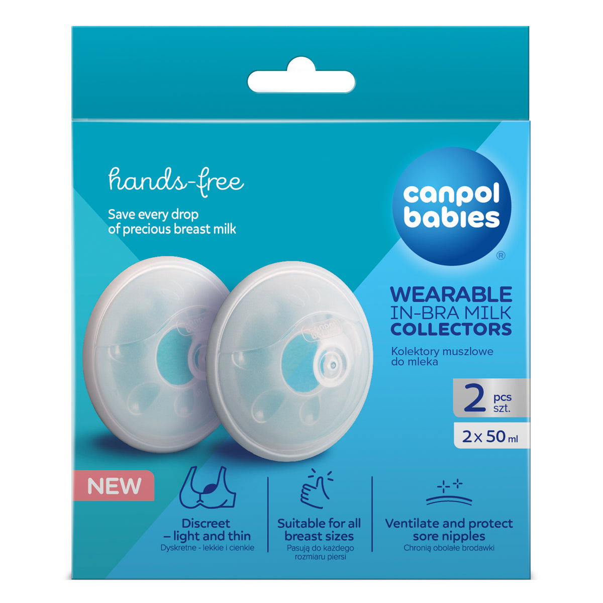 Canpol babies® Breast milk collector 2 pcs